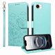 thumbnail image 1 of Funda Cartera para iPhone 16e Perro Cachorro Grabado con Tarjetas Soporte Correa Verde, 1 of 6