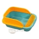 thumbnail image 3 of Caja De Arena Para Gatos Con Pala Desmontable Alta Bandeja Para Gatos Inodoro Para Gatos Verde Grande, 3 of 5