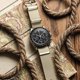 thumbnail image 3 of Correa de reloj de nylon Ridge de WatchGecko color beige, 22 mm, 3 of 9