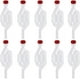 thumbnail image 1 of Kit de esclusa de aire para cubo de damajuana de vino de fermentación, tapón de válvula de escape transparente en forma de S para elaborar cerveza W, 1 of 5