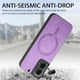 thumbnail image 2 of Magnetic Slim Case for Motorola Moto G 2024 with Camera Guard & Anti-Scratch Back Purple, 2 of 5