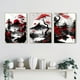 thumbnail image 1 of 3pcs Japanese Natural Landscape Wall Art Prints - Add a Touch of Vintage Charm to Your Home Decor!, 1 of 4