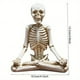 thumbnail image 1 of 1pc See Hear Speak No Evil Mini Skeleton Figurines - Perfect for Halloween, Gothic Home Decor, and Office Desk Decorations, 1 of 4