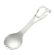 thumbnail image 5 of Camping Fork Spoon Futlerry Botella al aire libre Botellas abiertas La cubierta portátil de múltiples posposiciones para BBQ Backpilia de la pesca de Plata, 5 of 5