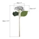 thumbnail image 2 of Uxcell Hortensias Artificiales, 3PCS Flores Falsas de Hortensia Artificiales de Seda Falsa, Gris, 2 of 5