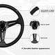 thumbnail image 3 of Volante de carreras universal QYMOPAY 35 cm de cuero/aluminio, 3 of 6