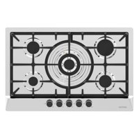 Groner - Encimera A Gas Inox Deluxe 5Q