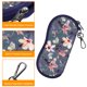 thumbnail image 2 of Funda para gafas Fintie Blooming Hibiscus de neopreno con mosquetón, 2 of 7