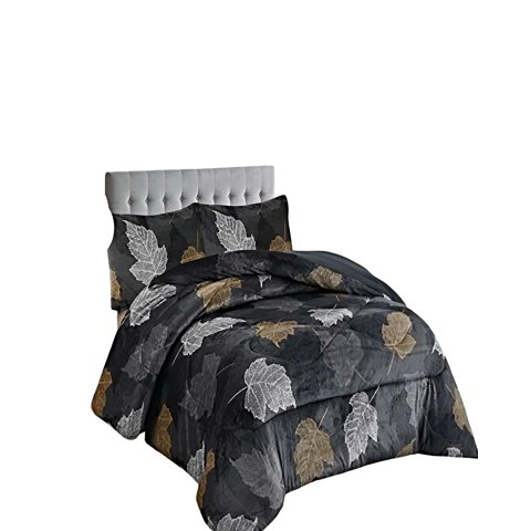 Genérico - Cobertor De Invierno Plush 2 Plazas 230X250Cm Negro 3