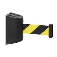 Magideal - Barrera De Pared De Multitudes, Barrera De Cinturón Montada En La Pared, De Control De Multitudes Fija Para Estadios, Desfiles, , 2M Negro