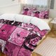 thumbnail image 1 of Donquixote Doflamingo Bed Duvet Cover Funny Anime Cartoon Bedding Sets Lightweight 3 Piece Comforter Sets, 1 of 5