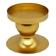 thumbnail image 5 of Candelero Redondo De Hierro, Candelabro De Pilar Decorativo Dorado, Bandeja De Soporte, 5 of 5
