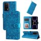 thumbnail image 3 of Funda tipo cartera FOXDOCK para Xiaomi Poco F5 Pro , diseño girasol en relieve, cuero PU, cierre magnético, soporte y tarjetero, 3 of 5