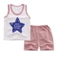 thumbnail image 5 of Ni?os Bebé Traje De Verano Casual Camiseta Sin Mangas Tops Y Pantalones Cortos Star 70, 5 of 5