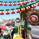 thumbnail image 5 of Guirnalda de banderas mexicanas TSMD, paquete de 2, 18 m, 40 mini banderas, 5 of 6