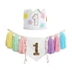 thumbnail image 2 of Banner De Silla Alta Y Sombrero De Corona, Decoraciones Para Fiesta De Primer Cumpleaños, Accesorios Fotográficos, 2 of 5