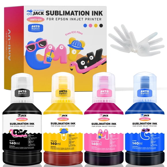 Tinta de sublimación Printers Jack 560 ml antirrayos UV para recarga