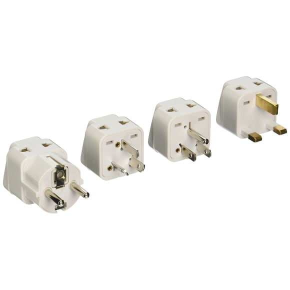 Kit adaptador de enchufe de viaje CKITZE BA-4P universal 2 en 1