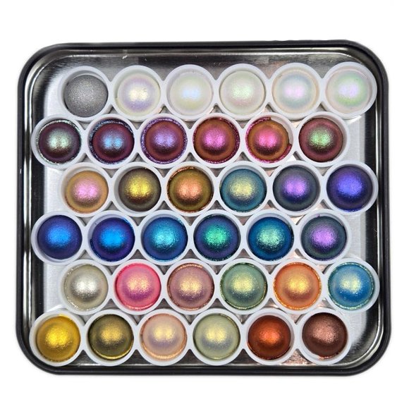 Juego artesanal de acuarelas IUILE 36 colores