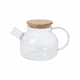 thumbnail image 1 of Tetera de Vidrio Borosilicato 800ml con Tapa de Bambú | Tetera Premium Chile, 1 of 3