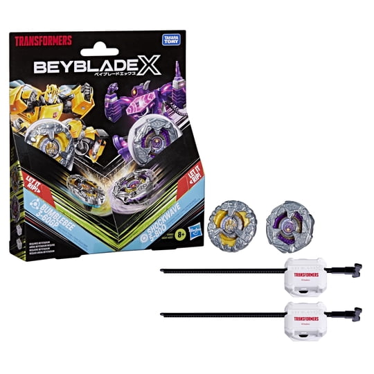 Beyblade - X Transformers Bumblebee Vs Shockwave 2 Trompos