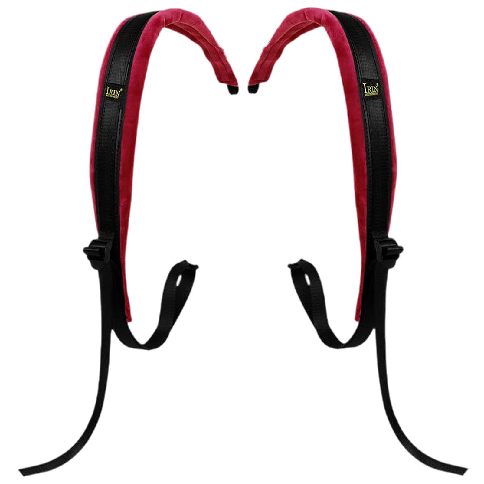 Magideal - Correas De Arnés Para Acordeón. Cinturón De Hombro Suave Para Acordeón. Rojo