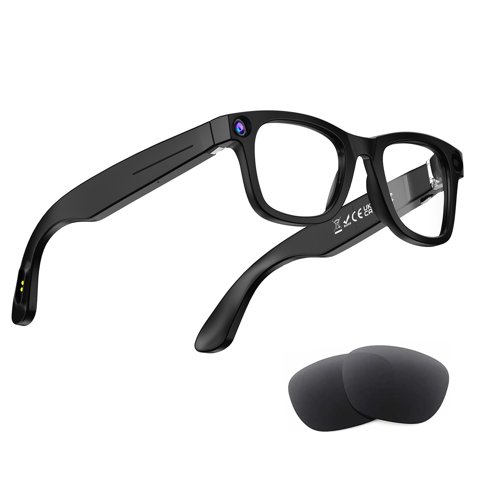 Gafas Inteligentes Amzish Con Cámara 8Mp, Bluetooth Y Traducción Ai