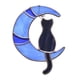 thumbnail image 2 of Acrílico Gato Decoración Colgante Oficina Balcón Plantas árbol Colecciones Azul, 2 of 5