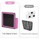 thumbnail image 3 of Organizador Magnético KITANIS 12,4 x 3,8 x 12 cm Rosa – Pack de 2, 3 of 7