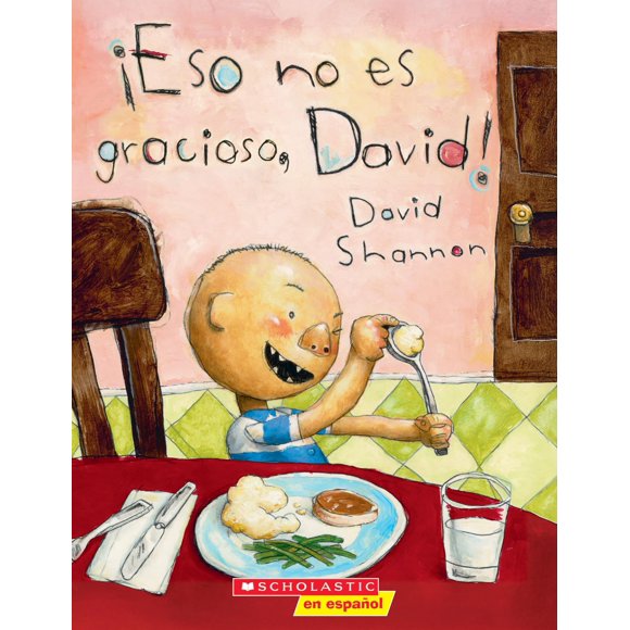 Libro Scholastic ¡Eso no es gracioso, David! (Español)