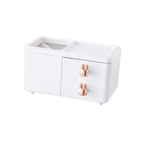 Bothyi - Organizador De Escritorio, Caja De Almacenamiento Para Decoración Del Hogar, Para Aula, Apartamento, Dormitorio, Conejo Blanco