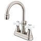 thumbnail image 1 of Grifo para lavabo Kingston Brass Governor de 4 pulgadas, níquel cepillado, 1 of 3