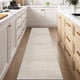 thumbnail image 3 of Alfombra Runner Art&Tuft, antideslizante, 60 x 300 cm, lavable, color beige, 3 of 9