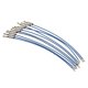 thumbnail image 3 of La etiqueta del equipaje del lazo del alambre del cable 10pcs coloca las correas del alambre de acero inoxidable azul, 3 of 6