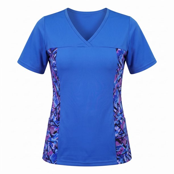 Delantal Mujer Ripholia 2486 tela elasticada estampada