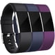 thumbnail image 1 of Correa Maledan para Fitbit Charge 2 - Pack de 3 (Negro, Azul, Ciruela), 1 of 9