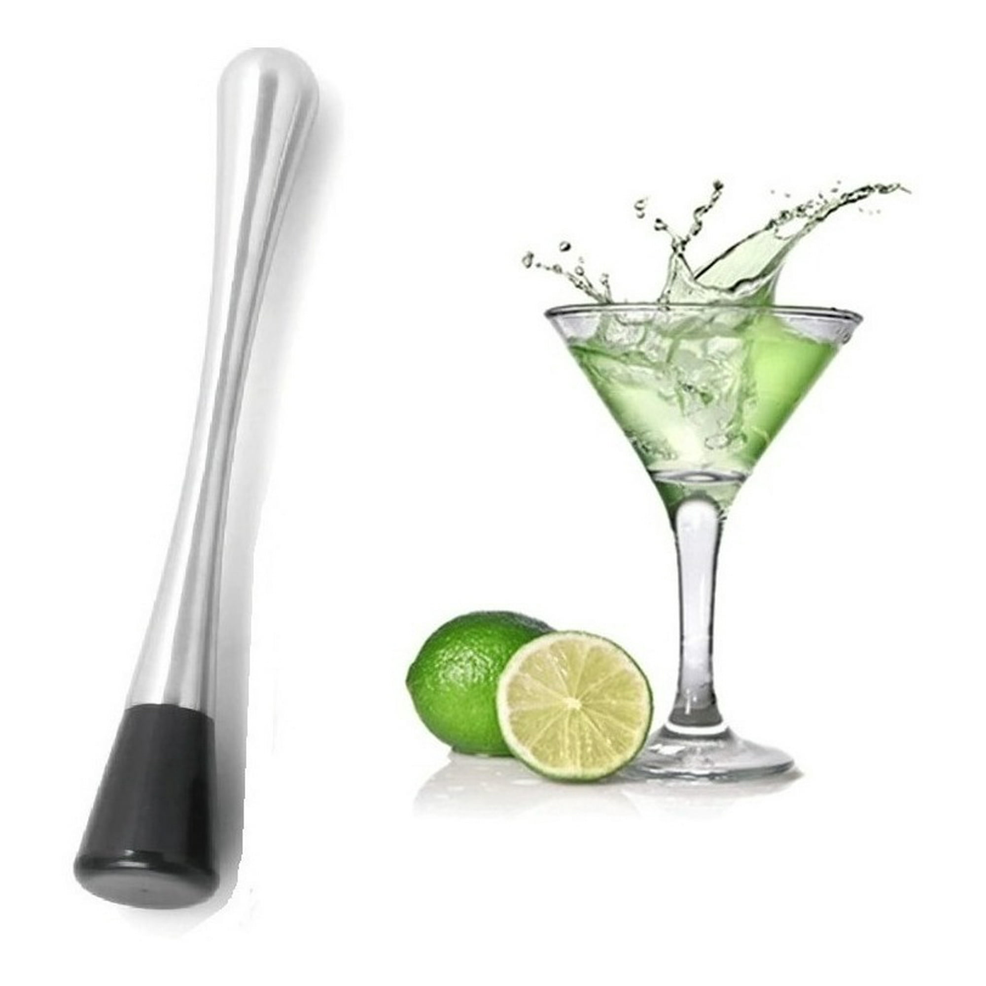Genérico - Cóctel Muddler Agitador De Hielo Triturador Acero Inoxidable