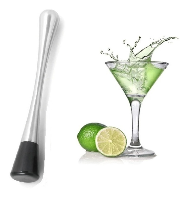 Genérico - Cóctel Muddler Agitador De Hielo Triturador Acero Inoxidable