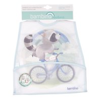 Bambino - Babero De Alimentacion Celeste Mapache Niño