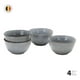 thumbnail image 3 of Set 4 Bowls Cerámica 7,5 cm Amalfi Simplit, 3 of 6