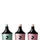thumbnail image 2 of Destacadores glitter mini 5 colores pastel, 2 of 6