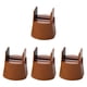 thumbnail image 1 of 4 Piezas Elevadores De Muebles Elevadores De Cama Elevadores De Cama Para Estante De Comedor Altura Del Sofá 5 Cm Marrón, 1 of 5