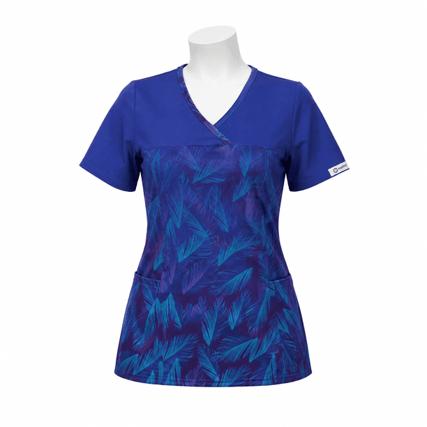 Delantal Mujer 2449 tela elasticada estampada
