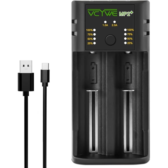 Cargador Inteligente VCYWE MP2 2 Slots LED USB 2A Universal