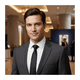 thumbnail image 1 of Corbata De Hombre Estilo Elegante Formal Vestuario Seguridad, 1 of 7