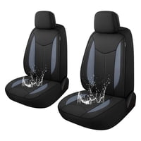 Funda De Asiento De Coche Caromop De Neopreno Impermeable Para 2 Asientos Delanteros