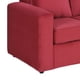 thumbnail image 3 of Sofa Kendy 3c Felpa 30 Rojo, 3 of 6