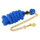 thumbnail image 2 of Cuerda De Guía De Caballo De Algodón Trenzado Con Accesorios De Cadena Azul 3 Metros, 2 of 5