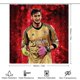 thumbnail image 2 of Gianluigi Donnarumma-theme 4-Piece Shower Curtain Set with Rugs, Waterproof Bathroom Decor Set Includes Bath Mat, U-Shaped Rug, Toilet Lid Cover and Curtain with Hooks, 2 of 6