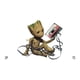 thumbnail image 4 of Botella de acero inoxidable Marvel Groot Tape 500 ml, 4 of 4